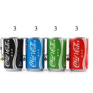 Dozen Cola Can Wet Wipes Keychains Set
